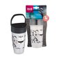 Krūzīte ar salmiņu Lovi Active Salt&Pepper, 350 ml, 12 mēn+ цена и информация | Bērnu trauki, piena uzglabāšanas trauciņi un piederumi | 220.lv