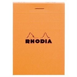 Piezīmju bloks A8/80l square Rhodia orange 80g, Clairefontaine cena un informācija | Burtnīcas un papīra preces | 220.lv