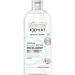 Изотоническая мицеллярная вода Bielenda Expert Clean Skin Detox, 400мл цена и информация | Средства для очищения лица | 220.lv