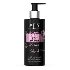 Осветляющий лосьон для тела Apis Rose Madame Shine Effect Body Balm, 300мл цена и информация | Кремы, лосьоны для тела | 220.lv