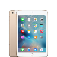 iPad mini 4 7.9", 64GB, WiFi + Cellular, золотой (подержанный, состояние A) цена и информация | Планшеты | 220.lv