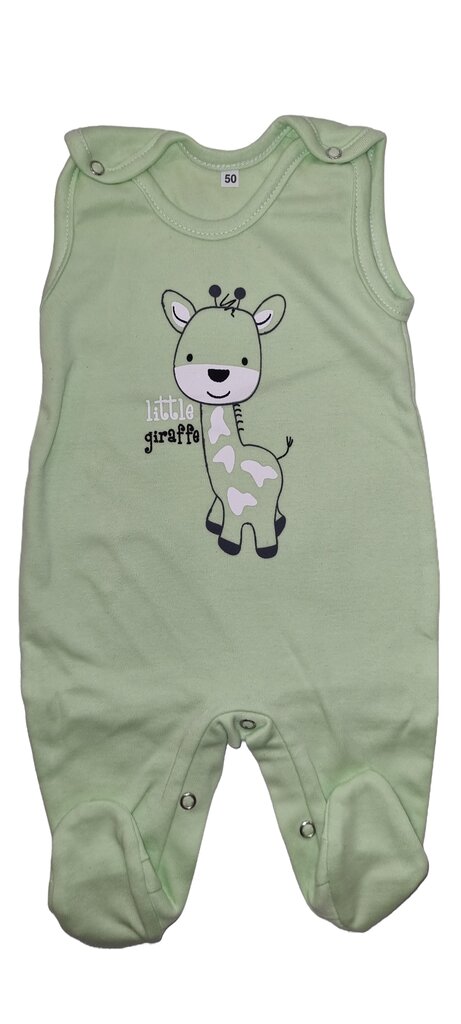 Komplekts mazuļiem Žirafe 4 daļas zaļa цена и информация | Apģērbu komplekti jaundzimušajiem | 220.lv