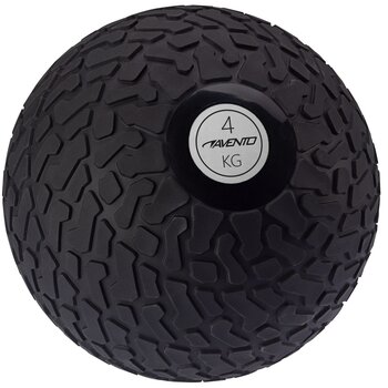 Мяч утяжелитель Avento Slam Ball Textured, 4 кг, черный цена и информация | Гири | 220.lv