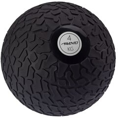 Мяч утяжелитель Avento Slam Ball Textured, 4 кг, черный цена и информация | Гири | 220.lv