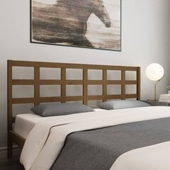 Изголовье кровати, 185,5x4x100 см, коричневое цена и информация | Кровати | 220.lv