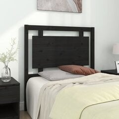 Изголовье кровати, 95,5x4x100 см, чёрное цена и информация | Кровати | 220.lv