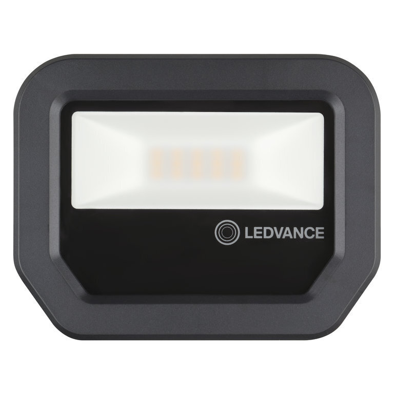 LED prožektors Ledvance PFM 10W/4000K IP65 BK cena un informācija | Āra apgaismojums | 220.lv