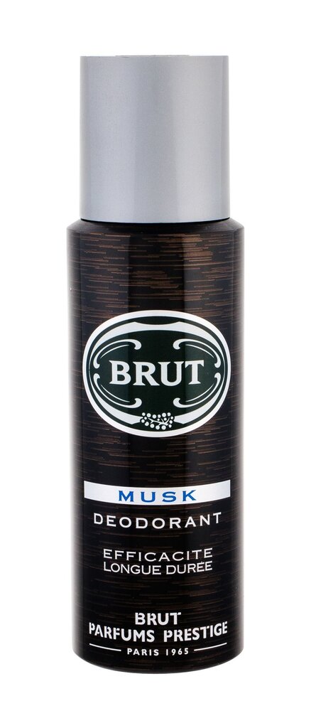 Izsmidzināms vīriešu dezodorants Brut Musk 200 ml cena un informācija | Parfimēta vīriešu kosmētika | 220.lv