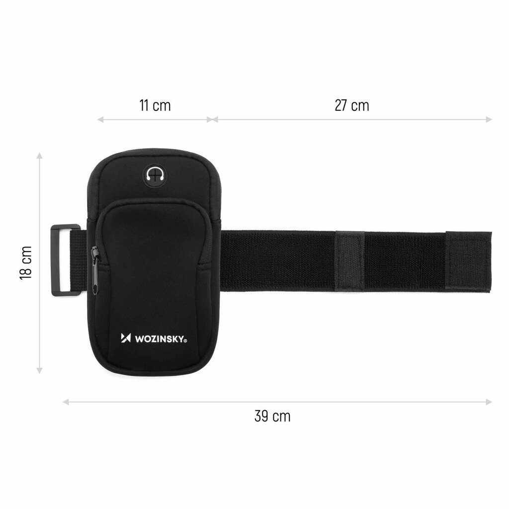 Wozinsky Running Phone Armband WABGR1 цена и информация | Telefonu vāciņi, maciņi | 220.lv