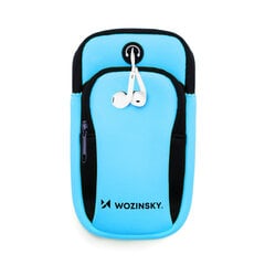 Повязка на руку для телефона Wozinsky WABBL1, синяя цена и информация | Чехлы для телефонов | 220.lv