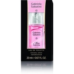 Gabriela Sabatini Miss Gabriela Night EDT sievietēm 20 ml cena un informācija | Sieviešu smaržas | 220.lv