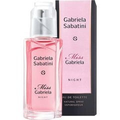 Gabriela Sabatini Miss Gabriela Night EDT для женщин, 30 мл цена и информация | Женские духи | 220.lv