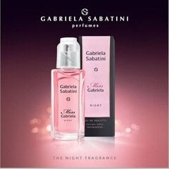 Gabriela Sabatini Miss Gabriela Night EDT sievietēm 30 ml cena un informācija | Sieviešu smaržas | 220.lv