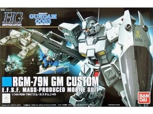 Saliekams modelis Bandai Hguc RGM-79N GM Custom, 1/144, 57400 cena un informācija | Konstruktori | 220.lv