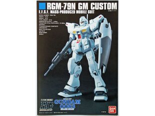 Saliekams modelis Bandai Hguc RGM-79N GM Custom, 1/144, 57400 cena un informācija | Konstruktori | 220.lv