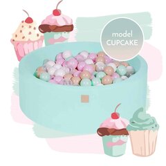 Сухой шариковый бассейн MeowBaby Модель Кекс, 250 шт круглых шариковых  цена и информация | Игрушки для малышей | 220.lv