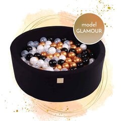 MeowBaby® Model Glamour Dry Ball Pool 250 gab. apaļu bumbiņu baseiniņi cena un informācija | Rotaļlietas zīdaiņiem | 220.lv