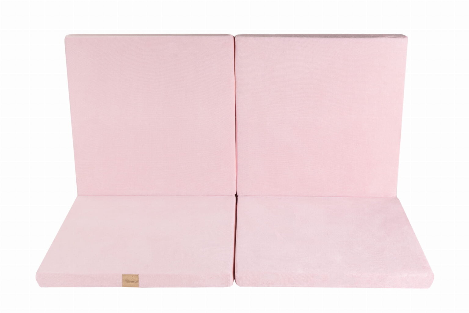 MeowBaby® rotaļu paklājiņš 120x120cm mazulim, salokāms, gaiši rozā krāsā cena un informācija | Attīstošie paklājiņi | 220.lv
