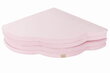 MeowBaby® rotaļu paklājs 160x160cm Baby Cloud salokāms, gaiši rozā, gaiši rozā, gaiši rozā цена и информация | Attīstošie paklājiņi | 220.lv