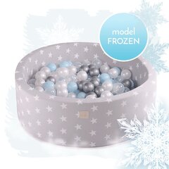 MeowBaby® modelis Frozen Dry bumbiņu baseins 250 gab. apaļš bumbiņu baseins. cena un informācija | Rotaļlietas zīdaiņiem | 220.lv