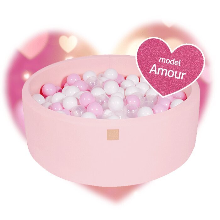 MeowBaby® Model Amour Dry Ball Pool 250 pcs Round Ready Set. цена и информация | Rotaļlietas zīdaiņiem | 220.lv