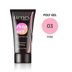 Reney Polygel Acrylgel Pink 03 30ml cena un informācija | Nagu lakas, stiprinātāji | 220.lv