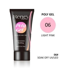 Reney Polygel Acrylgel Light Pink 06 30ml цена и информация | Лаки для ногтей, укрепители | 220.lv