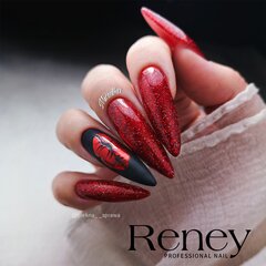 Гибридный лак Reney Diamond Red 02, 10 мл цена и информация | Лаки для ногтей, укрепители | 220.lv