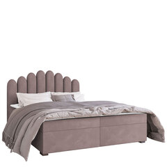 Кровать Beretini 140х200 см, светло-розовая цена и информация | Кровати | 220.lv