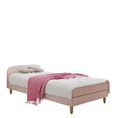 Кровать Moriba 2 90x200см, розовая цена и информация | Кровати | 220.lv