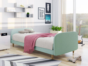 Кровать Moriba 3 90x200 см, зеленая цена и информация | Кровати | 220.lv