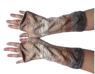 Варежки / вязаные перчатки / зимние перчатки / перчатки без пальцев цена и информация | Женские перчатки | 220.lv