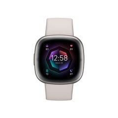Fitbit Sense 2 Lunar White/Platinum цена и информация | Смарт-часы (smartwatch) | 220.lv