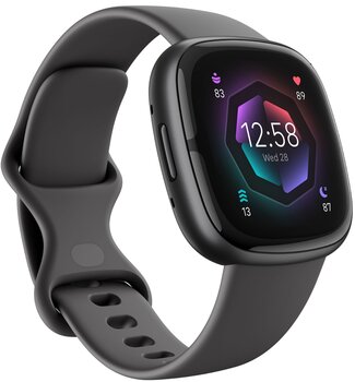 Fitbit Sense 2, Shadow Grey/Graphite FB521BKGB цена и информация | Смарт-часы (smartwatch) | 220.lv