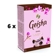 Tumšās šokolādes konfektes GEISHA, 150g x 6 gab. iepakojums cena un informācija | Saldumi | 220.lv