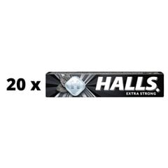 Леденцы HALLS Extra Strong, 33,5 г x 20 шт. упаковка цена и информация | Сладости | 220.lv