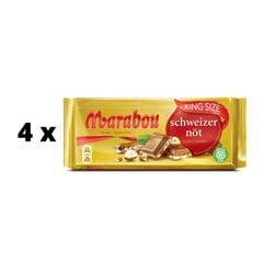 Молочный шоколад MARABOU с фундуком, 250 г x 4 шт. упаковка цена и информация | Сладости | 220.lv