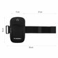 Wozinsky Running Phone Armband WABBK1, melns cena un informācija | Telefonu vāciņi, maciņi | 220.lv