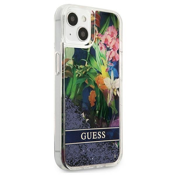 Guess GUHCP13MLFLSB paredzēts iPhone 13 6,1", zaļš cena un informācija | Telefonu vāciņi, maciņi | 220.lv