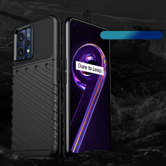 Чехол Hurtel для Realme 9 Pro + (9 Pro Plus), чёрный цена и информация | Чехлы для телефонов | 220.lv