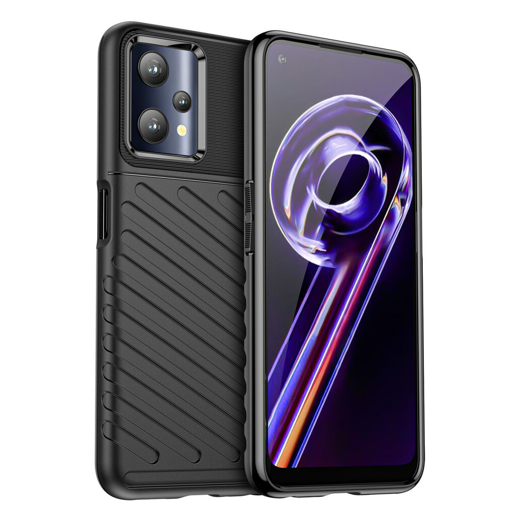 Hurtel Thunder Case paredzēts Realme 9 Pro, melns cena un informācija | Telefonu vāciņi, maciņi | 220.lv