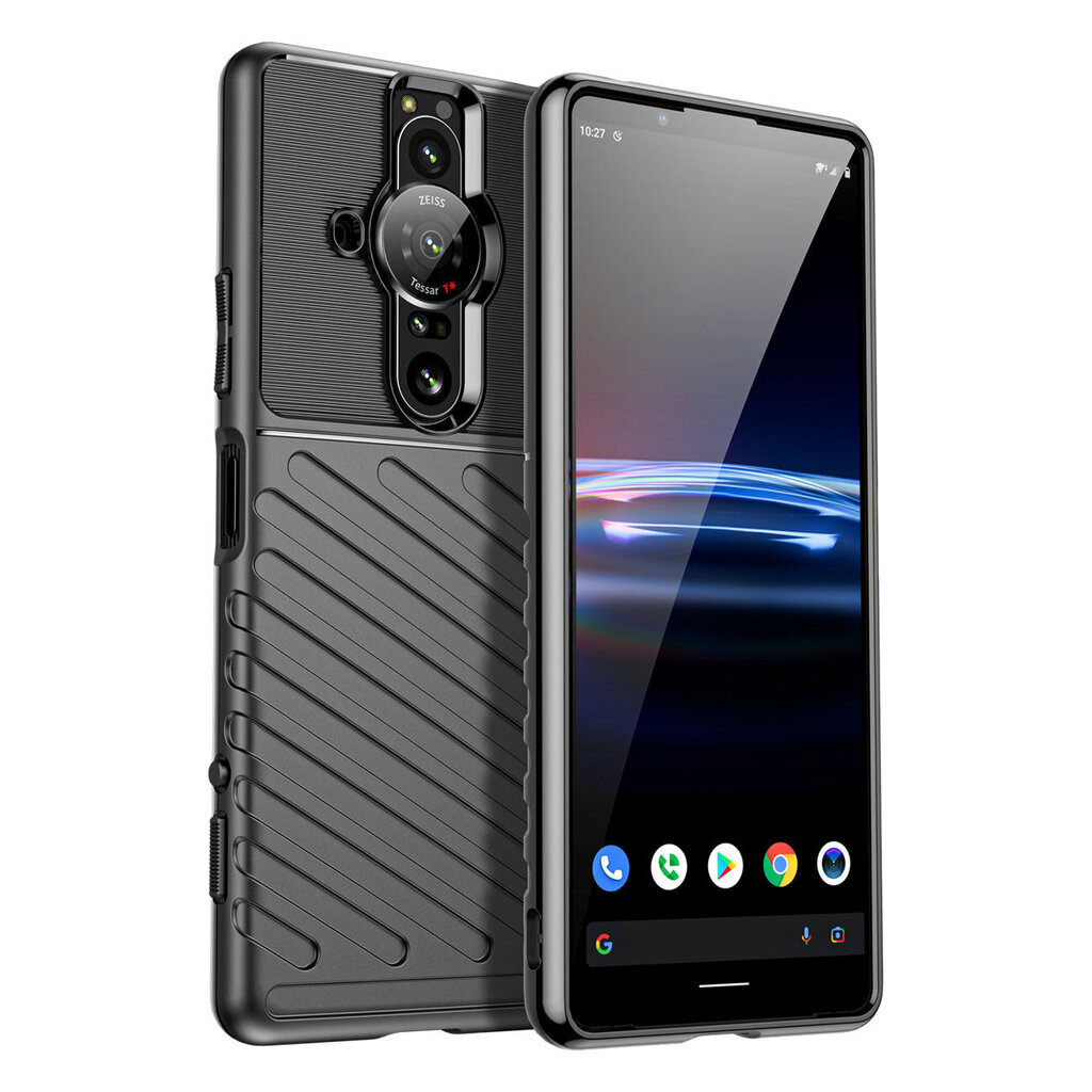 Hurtel Thunder Case paredzēts Sony Xperia Pro-I, melns цена и информация | Telefonu vāciņi, maciņi | 220.lv