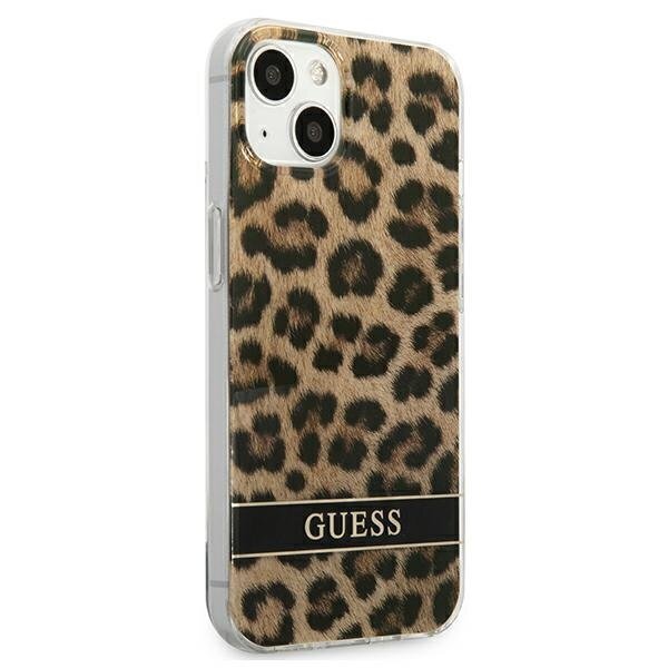 Guess GUHCP13SHSLEOW paredzēts iPhone 13 mini 5,4", brūns cena un informācija | Telefonu vāciņi, maciņi | 220.lv