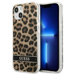 Guess GUHCP13SHSLEOW paredzēts iPhone 13 mini 5,4", brūns cena un informācija | Telefonu vāciņi, maciņi | 220.lv