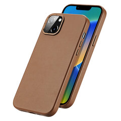 Чехол Dux Ducis Grit Leather для iPhone 14, коричневый цена и информация | Чехлы для телефонов | 220.lv