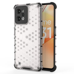 Hurtel Honeycomb Case paredzēts Realme C31, caurspīdīgs cena un informācija | Telefonu vāciņi, maciņi | 220.lv