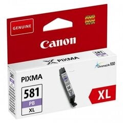 Canon Ink CLI-581 Photo Blue XL (2053C001) For Pixma TS 9100 Series, Pixma TS 9155, Pixma TS 8150, Pixma TS 8100 Series, Pixma TS 8152, Pixma TS 8151, Pixma TS 9150 цена и информация | Картриджи для струйных принтеров | 220.lv