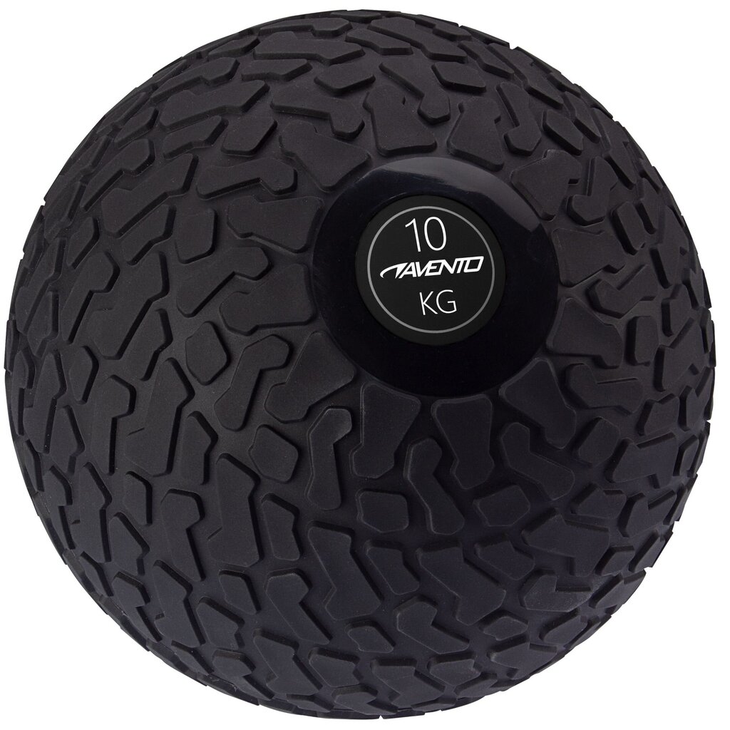 Svara bumba Avento Slam Ball Textured, 10 kg, melna цена и информация | Svaru bumbas | 220.lv
