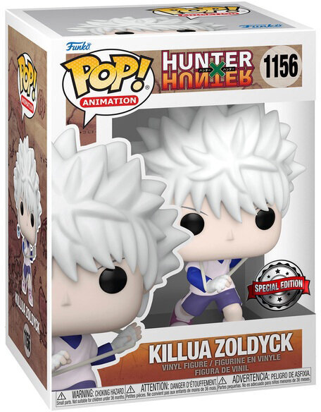 Figūriņa Funko POP! Hunter x Hunter Killua Zoldyck Exclusive cena un informācija | Datorspēļu suvenīri | 220.lv