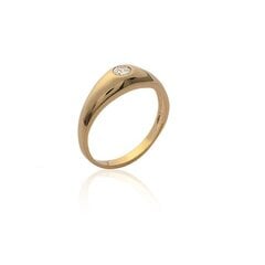 Кольцо с золотым покрытием 750°,  ⌀ 21, произведено во Франции цена и информация | Кольца | 220.lv